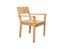 Colva Teak Outdoor Dining Arm Chair Carousel 1