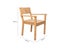 Colva Teak Outdoor Dining Arm Chair Carousel 14