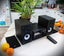 Beautiful STYLE, Great SOUND, JVC MICRO set RADIO+ CD+ SPKRS + REMOTE: all WORKS Carousel 8