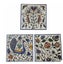 Jerusalem Pottery Hand-Painted Tiles – Set of 3 (Karakashian Bros.) Carousel 1