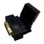 Dynamix A-HDMIF-DVIM HDMI Female to DVI-D (24+1) Male Swivel Adapter Carousel 1