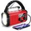 Hand Crank Solar Weather Radio, 10,000mAh AM/FM/NOAA Emergency Radio Carousel 1