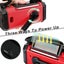 Hand Crank Solar Weather Radio, 10,000mAh AM/FM/NOAA Emergency Radio Carousel 5