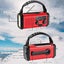 Hand Crank Solar Weather Radio, 10,000mAh AM/FM/NOAA Emergency Radio Carousel 6