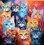 THE CATTAGE - Adorable 5D Vibrant Cartoon Cat Diamond Painting Kit Fun All Ages Carousel 3