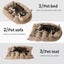 NNEOBA 3-in-1 Multifunction Dog And Cat Bed Soft Cotton Convertible Pet Mat B... Carousel 2