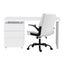 Executive Office Chair And Desk Set - White Carousel 3
