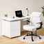 Executive Office Chair And Desk Set - White Carousel 7