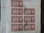 Block of Britain 1 pound stamps-$1res Carousel 2