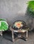 Black Onyx & Gemstone Globe with Compass & Silver-toned Stand. Carousel 3