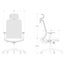 Loctek YZ202 Ergonomic Office Chair With Backrest and seat arm Carousel 7