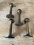 Heavy solid brass rail support brackets - (1kg each) great patina. Carousel 3