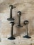 Heavy solid brass rail support brackets - (1kg each) great patina. Carousel 5