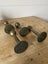 Heavy solid brass rail support brackets - (1kg each) great patina. Carousel 4