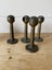 Heavy solid brass rail support brackets - (1kg each) great patina. Carousel 9