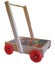 NZ MADE WOODEN WALKER WAGON WITH BLOCKS Carousel 1