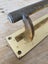 Heavy solid brass handle perfect for hand or tea towel rail. Carousel 2