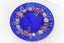 ***GLORIOUS HANDPAINTED LARGE BLUE GLASS PLATE*** Carousel 1