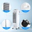 Portable Air Cooler Evaporative Cooling Fan Purifier Humidifier 4in1 Carousel 9