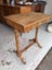 An Antique Karelian Birch Side Table or Small Console Table Carousel 5