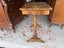 An Antique Karelian Birch Side Table or Small Console Table Carousel 13