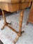 An Antique Karelian Birch Side Table or Small Console Table Carousel 14