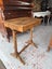 An Antique Karelian Birch Side Table or Small Console Table Carousel 15