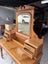 NZ Colonial Solid Kauri Swing Mirror Dressing Table Carousel 8