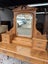 NZ Colonial Solid Kauri Swing Mirror Dressing Table Carousel 10