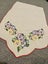 A sweet little hand embroidered Vintage Linen Cloth- Pansies Carousel 1