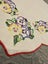 A sweet little hand embroidered Vintage Linen Cloth- Pansies Carousel 2