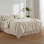 Dreamaker Linen Cotton Sheet Set Oatmeal - Queen Bed Carousel 15