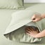 Dreamaker Linen Cotton Sheet Set Sage - Super King Bed Carousel 10