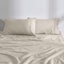Dreamaker Linen Cotton Sheet Set Oatmeal - Queen Bed Carousel 8