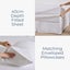 Dreamaker Linen Cotton Sheet Set White - Double Bed Carousel 5
