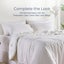Dreamaker Linen Cotton Sheet Set White - Double Bed Carousel 6