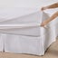 Dreamaker Linen Cotton Sheet Set White - Double Bed Carousel 10