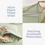 Dreamaker Linen Cotton Sheet Set Sage - Super King Bed Carousel 5