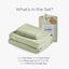 Dreamaker Linen Cotton Sheet Set Sage - Super King Bed Carousel 4