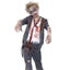 Zombie School Boy Costume Kids Grey White Red Carousel 1