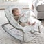 Ingenuity Keep Cozy 3-in-1 Grow With Me Bounce & Rock Seat - Spruce Carousel 4