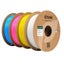 eSun PLA+ Filament CMYK Bundle with Plastic Roll - Cyan / Magenta / Yellow / Carousel 1