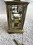 Carriage clock with original case and key Carousel 10