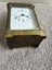 Carriage clock with original case and key Carousel 11