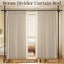 Freestanding Room Divider Tension Curtain Rod Carousel 2