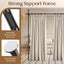 Freestanding Room Divider Tension Curtain Rod Carousel 6