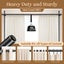 Freestanding Room Divider Tension Curtain Rod Carousel 8