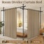 Room Divider Curtain Rod Space Partition Separator Carousel 1