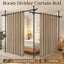 Room Divider Curtain Rod Space Partition Separator Carousel 2