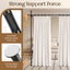 Room Divider Curtain Rod Space Partition Separator Carousel 6